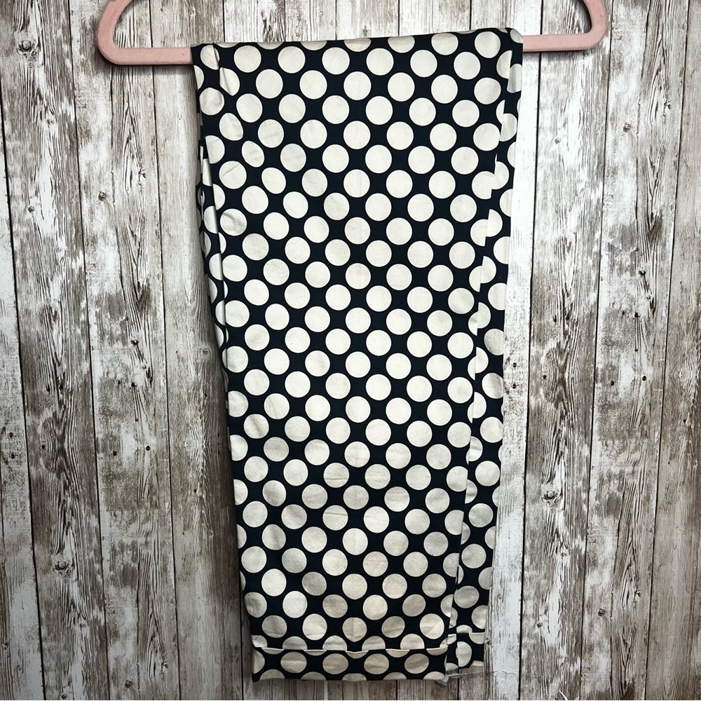 J. Crew Black and White Polka Dot Capris